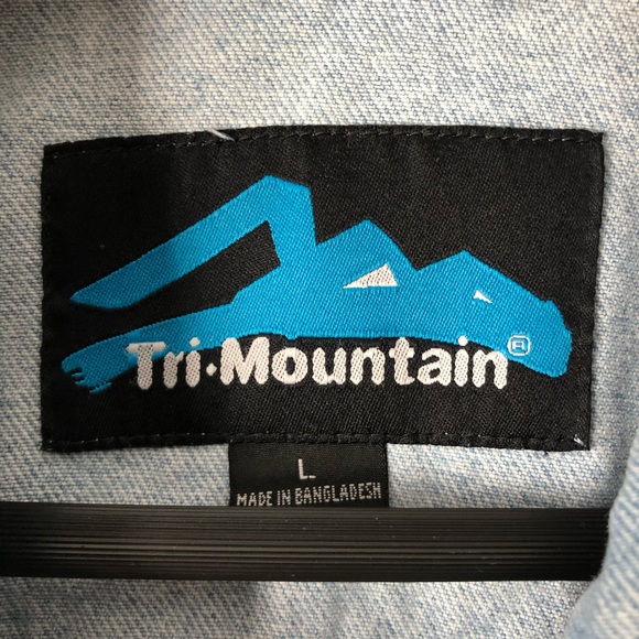 Vintage 1999 All American Quarter Horse Congress Featherlite Denim Jacket L - Picture 4 of 4